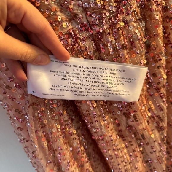 Mac Duggal Light Pink Puff One Shoulder Gown Style #5622 - Picture 12 of 16